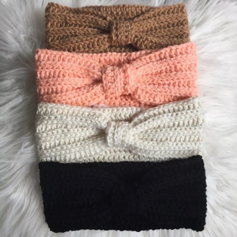 Crochet Knotted Headbands